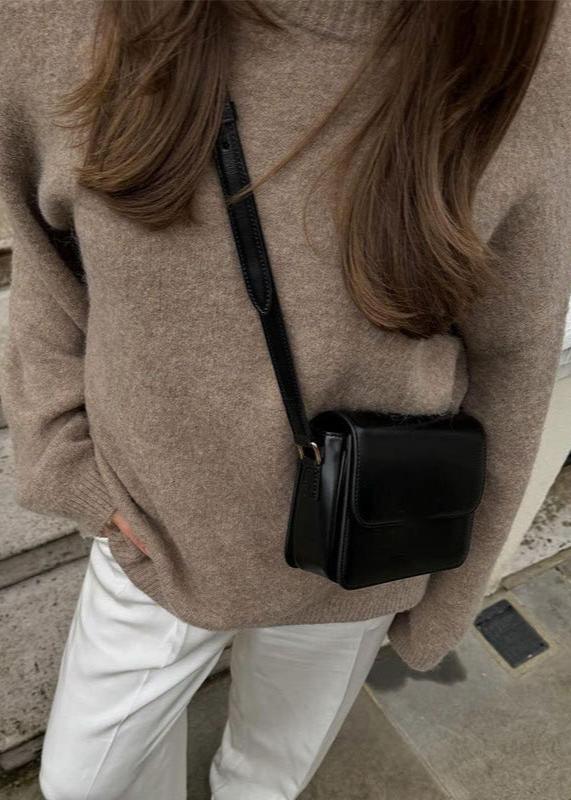 Oversized Knit Sweater Soft Breathable Fabric