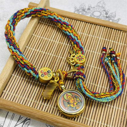 Tibet Hand-Woven Diamond Rope Hand Rope Bracelet Jewelry Gifts