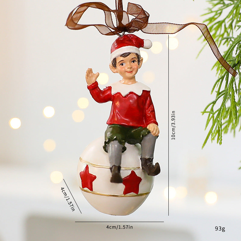 Colorful Christmas Tree Hanging Ornament