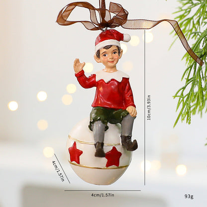 Colorful Christmas Tree Hanging Ornament