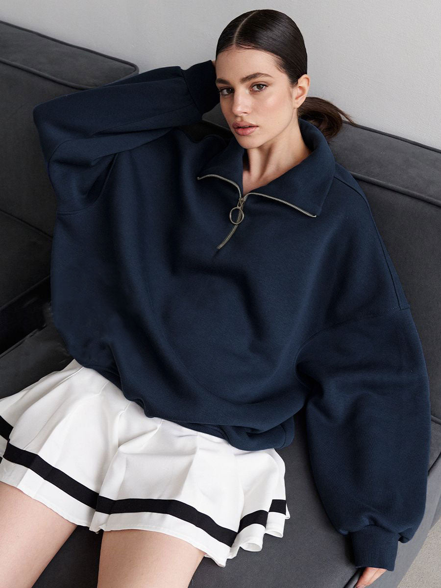 Trendy Casual Zipper Hoodie for Women & Men