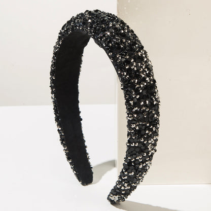 Dopamine Color Crystal Headband for Women - Chic and Versatile Hair Accessory