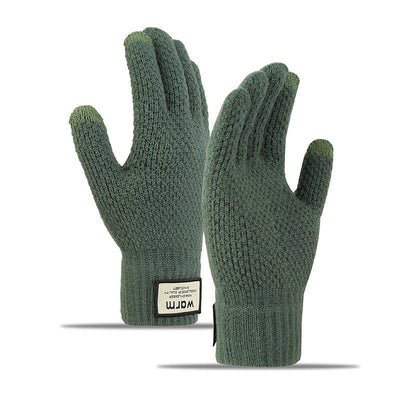 Men's Touch Screen Knitted Gloves Warm Windproof Winter Accessories