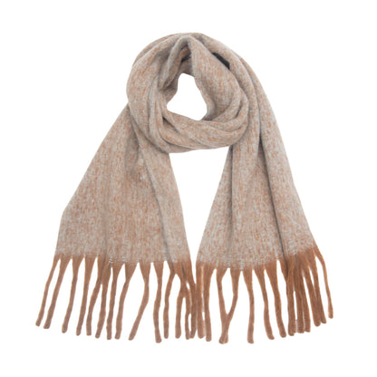 Winter Soft Long Shawl Tassel Warm Scarf