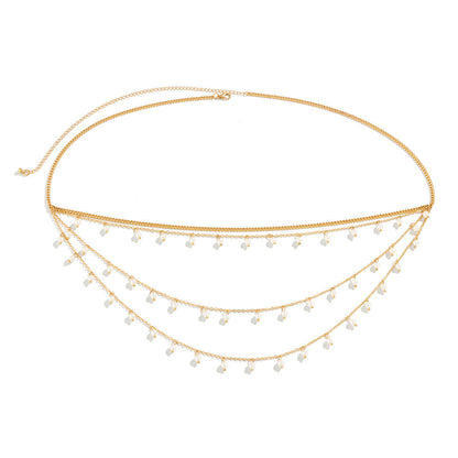 Sexy Star Peral Butterfly Chain