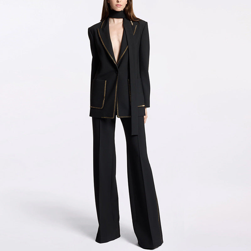 Casual Jacket With Pants Set