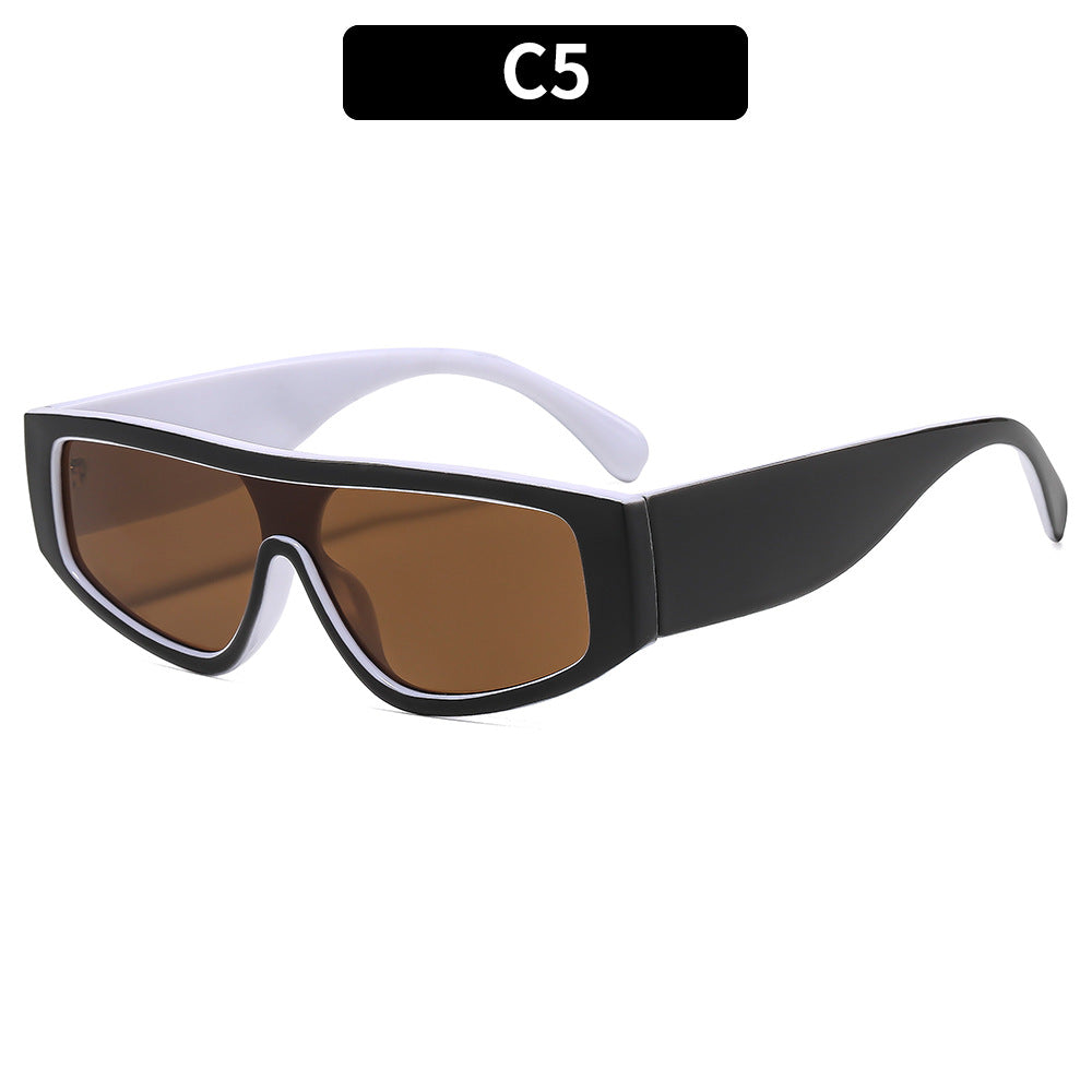 Stylish Oversized Retro Sunglasses with UV Protection