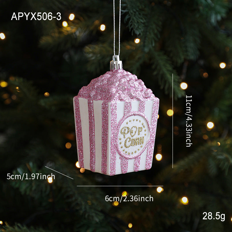 Sparking Cartoon Pendant Christmas Hanging Ornament