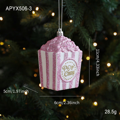 Sparking Cartoon Pendant Christmas Hanging Ornament