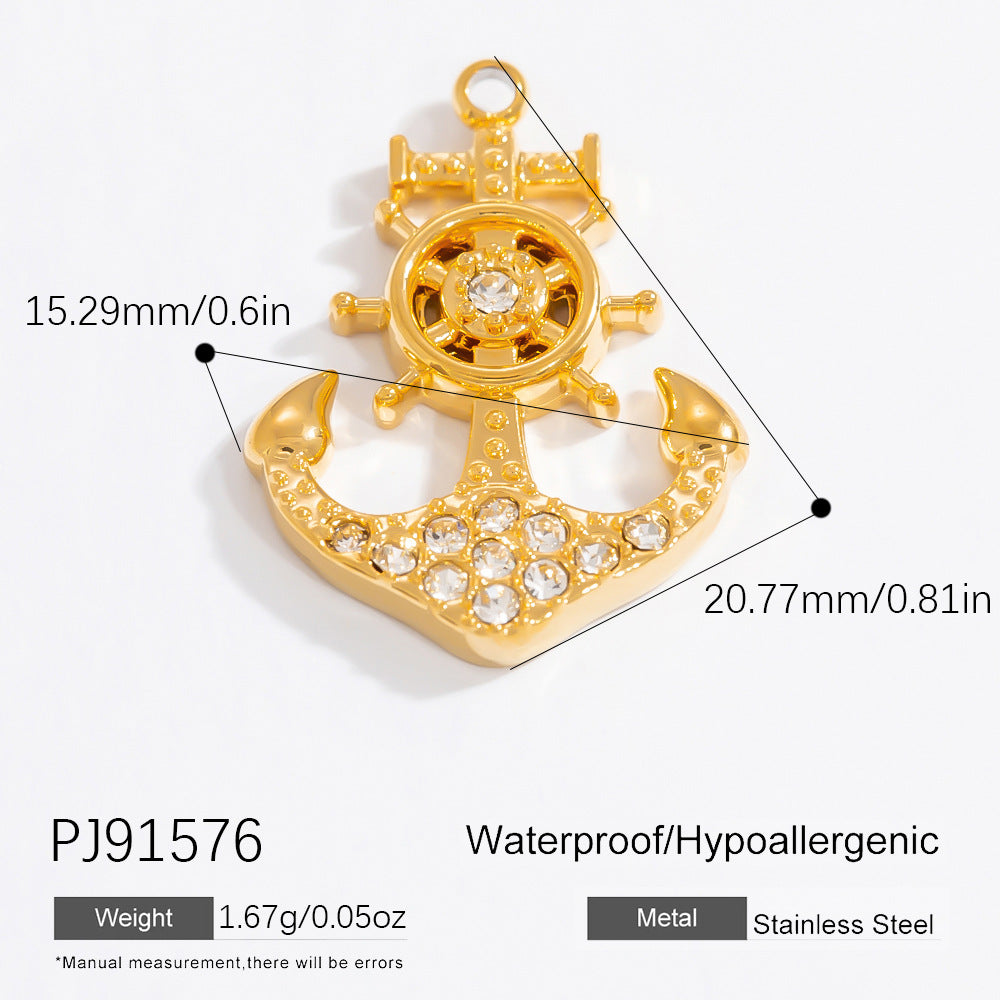 Butterfly And Bee DIY Jewelry Accessories Fashion Stainless Steel Bracelet Necklace