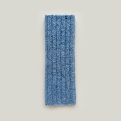 Knitted Fingerless Gloves Warm Wool Blend Solid Color Cozy Casual