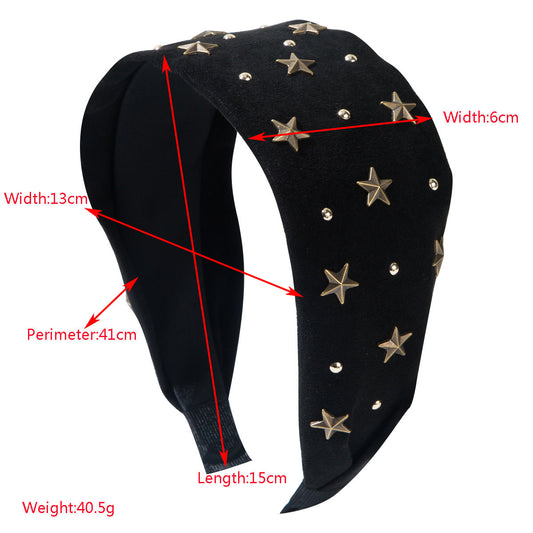 Star Studded Headbands Stylish Casual Hair Accessories