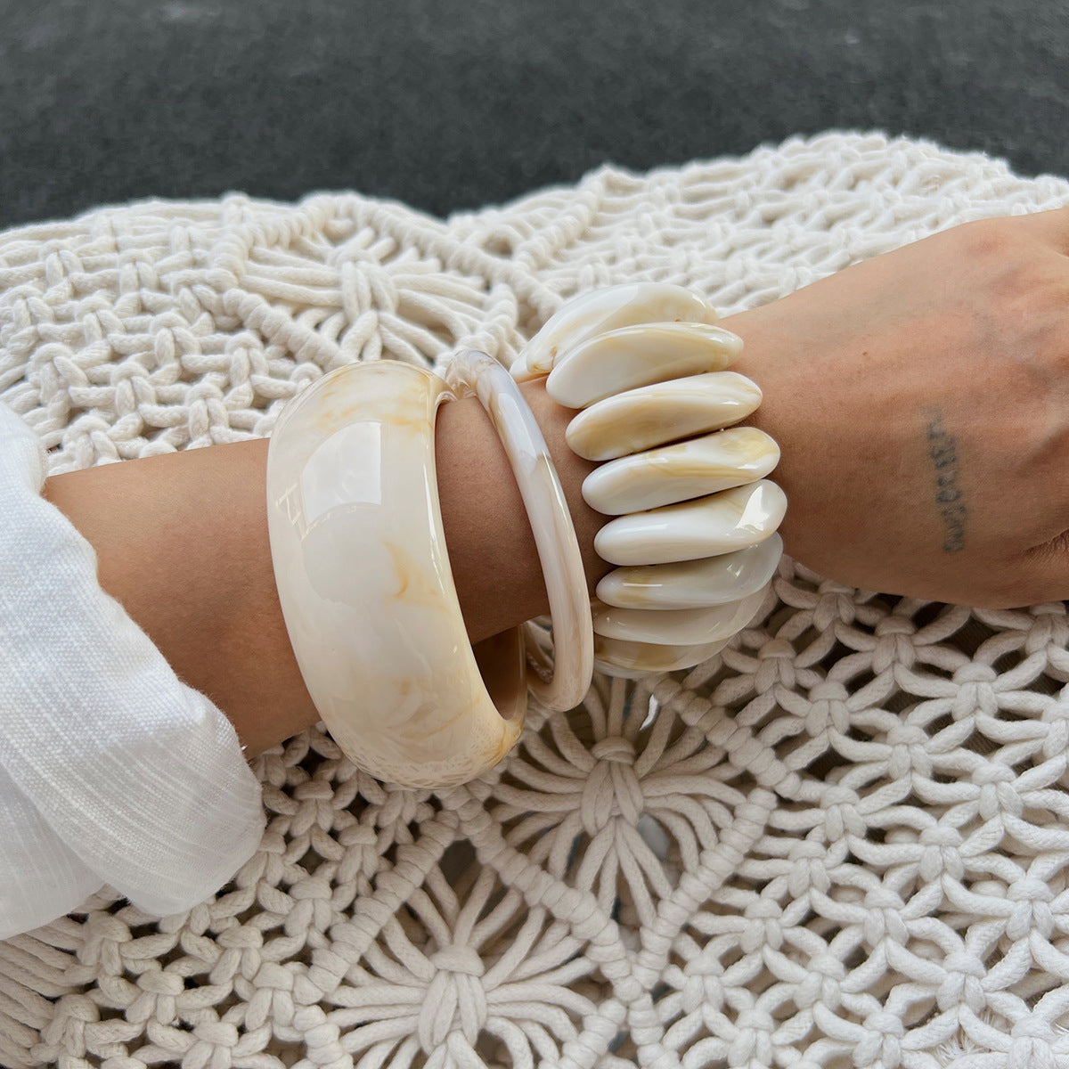Artistic Retro Stackable Geometric Cuff Bracelets for Women