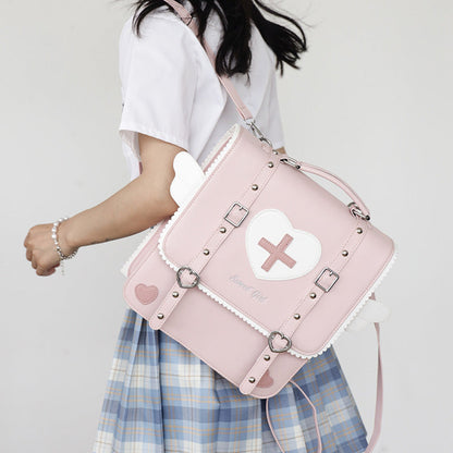 Cute Sweet Anime Backpack With Angel Wings