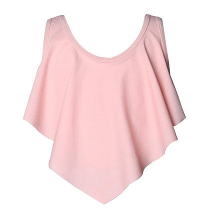 Girls' Solid Color Two-Piece Swimwear - Trendy Nylon Bikini