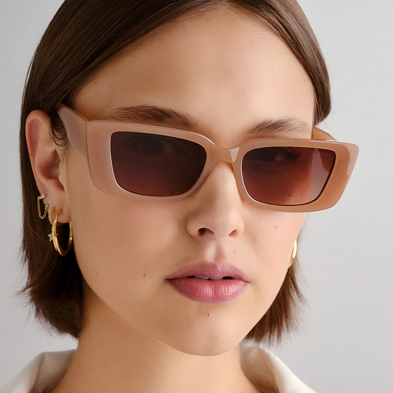 Fashionable Jelly Color Cat-Eye Sunglasses for Summer