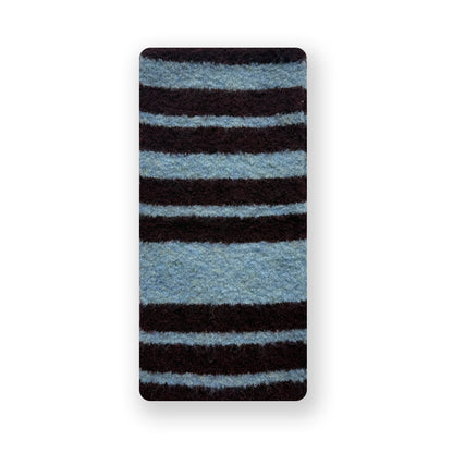 Striped Circle Pattern Knit Scarf Soft Cozy Winter Scarf