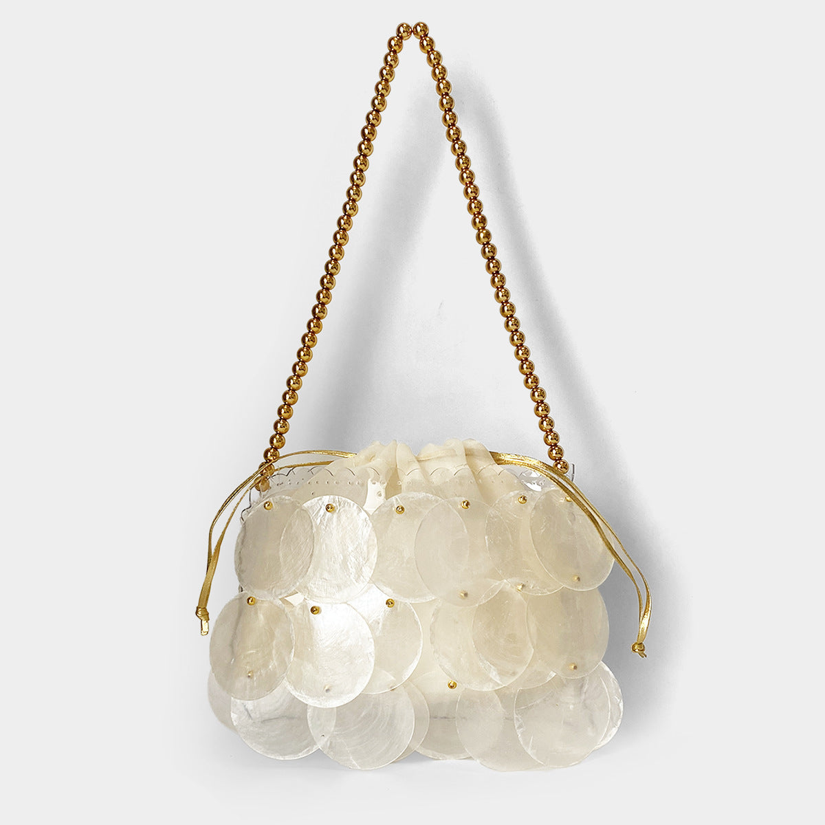 Colorful Shell Beads Chain Handmade Bags