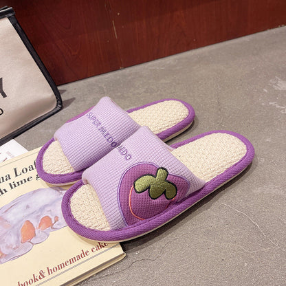 Slipeer - Linen Fruit Indoor Slippers