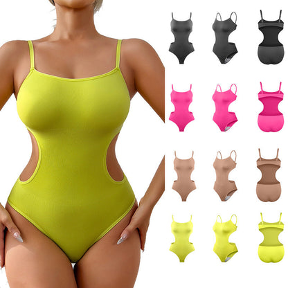 Backless Cami Jumpsuit Sexy Solid Color