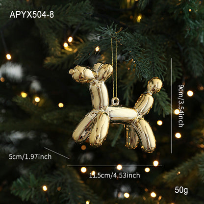 Sparkly Cartoon Charm Christmas Hanging Ornament