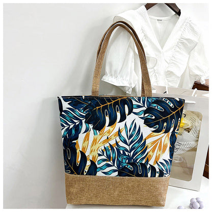 Fashion Canvas Tote Bag Artistic Shoulder Bag