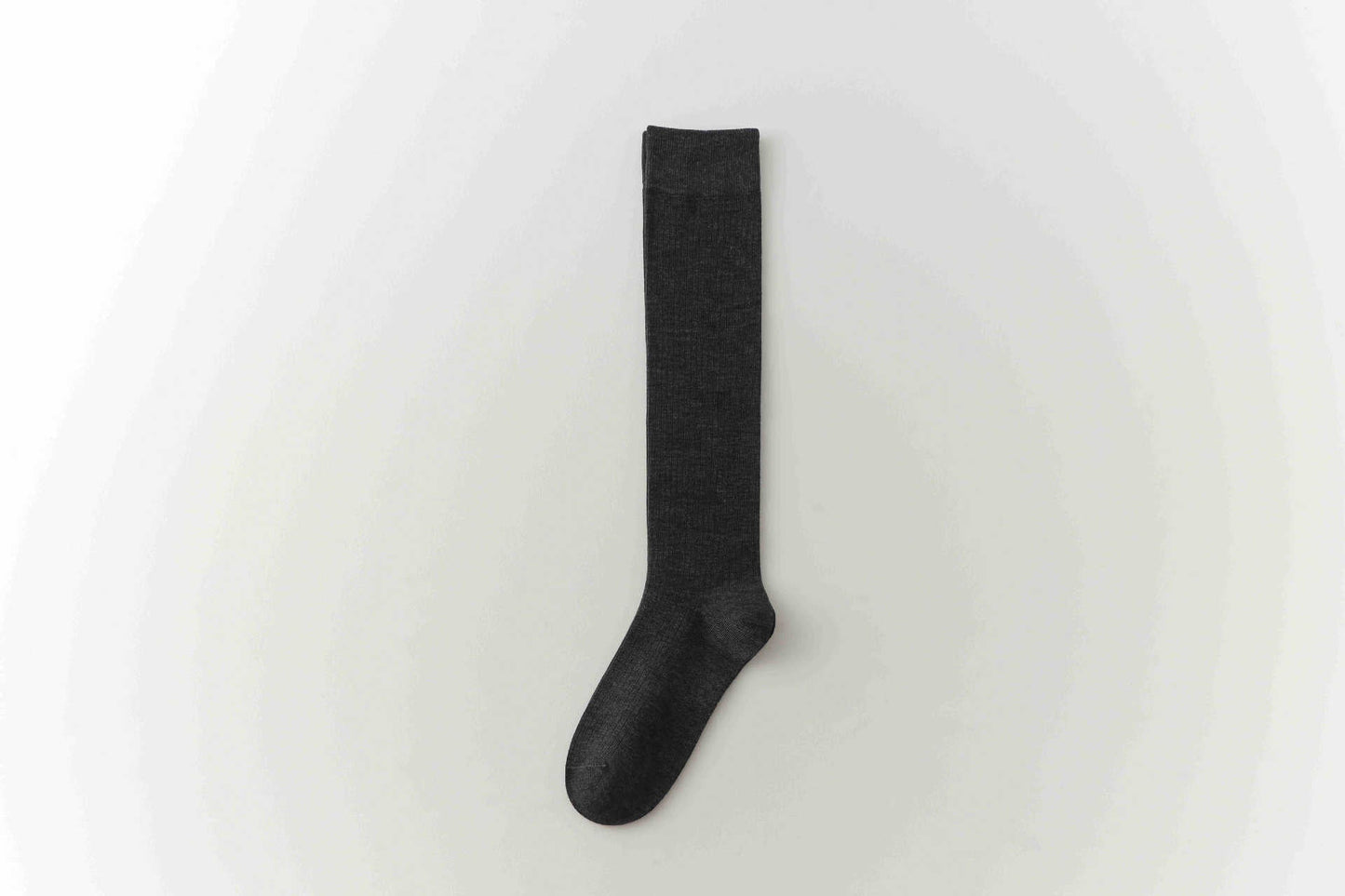 Casual Solid Color Knee High Wool Socks