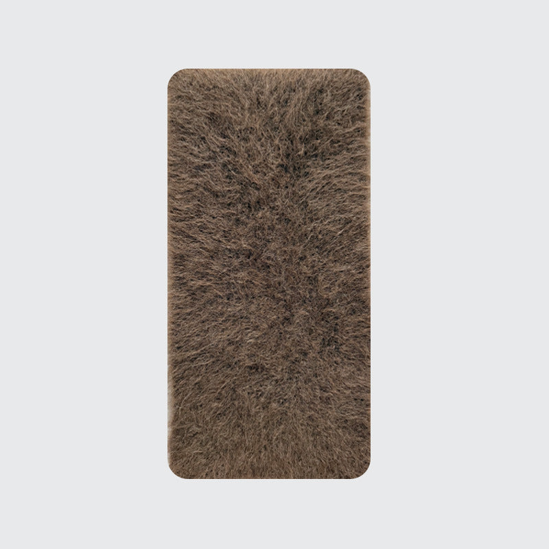 Classic Solid Knit Alpaca Scarf for Women