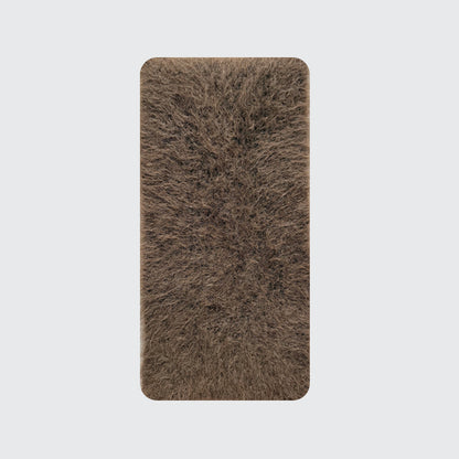 Classic Solid Knit Alpaca Scarf for Women