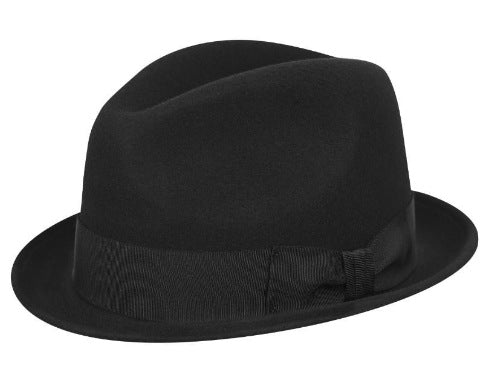 Women’s Wool Felt Hat with Bow Detail - Vintage Style