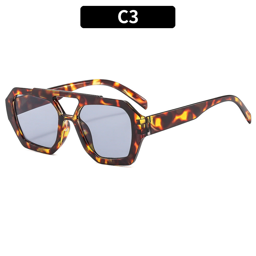 Trendy Pilot Sunglasses with UV400 Protection