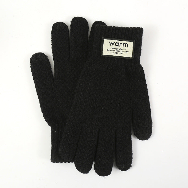 Winter Warm Knitted Touchscreen Gloves for Women