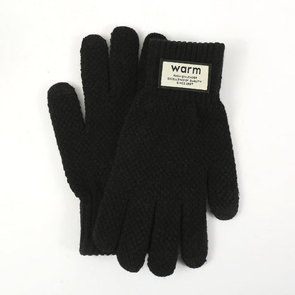 Winter Warm Knitted Touchscreen Gloves for Women