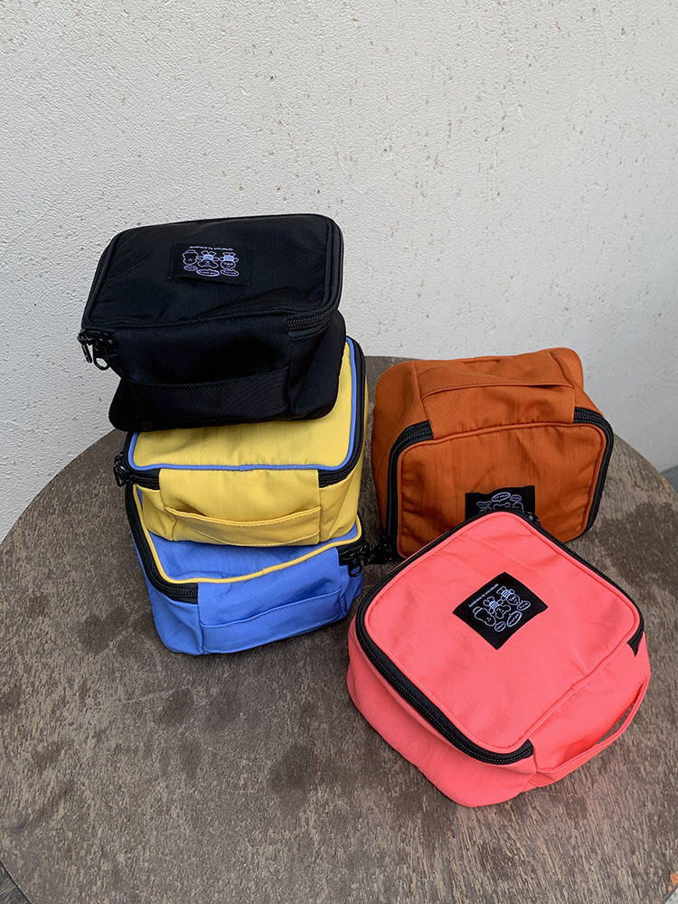 Large Capacity Nylon Travel Makeup Bag Portable Toiletry Organizer