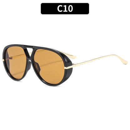 Trendy Oversized Squared Sunglasses UV400 Fashion Accessory