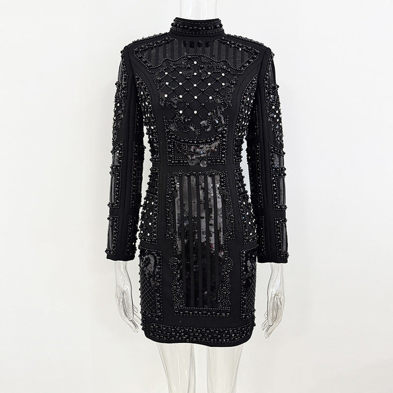 Sequin Embellished Bodycon Dress