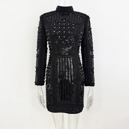 Sequin Embellished Bodycon Dress