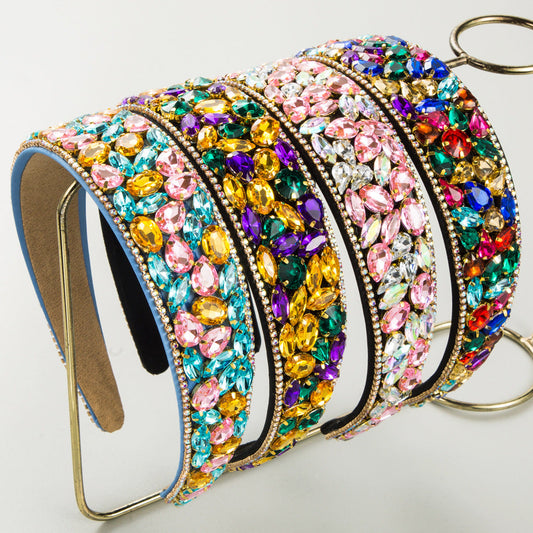 Fashionable Baroque Headband With Rhinestones For Women