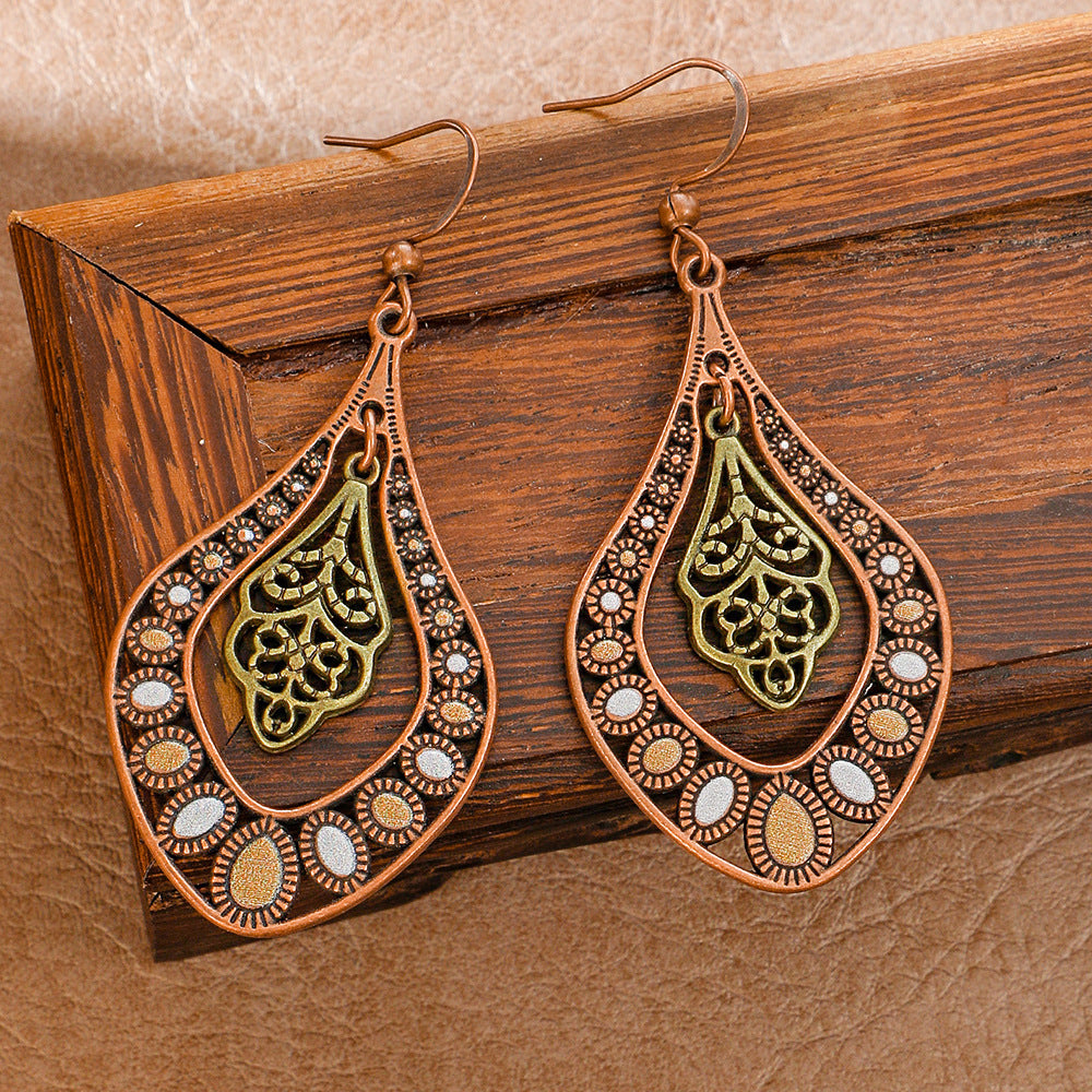 Ethnic Style Fashion Earrings Set Creative Autumn Jewelry