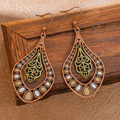 Ethnic Style Fashion Earrings Set Creative Autumn Jewelry