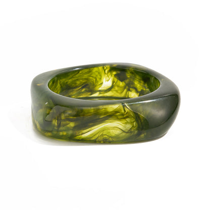 Geometric Acrylic Bangle Bracelet Trendy Ins Style For Women