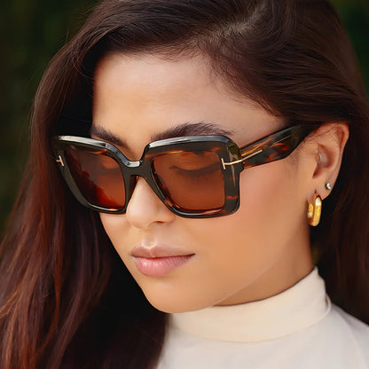 Square Frame Sunglasses For Women Stylish Fashion UV Protection