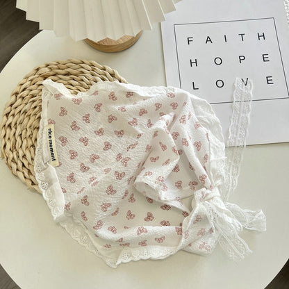 Haila - Farmhouse Romantic Floral Headscarf