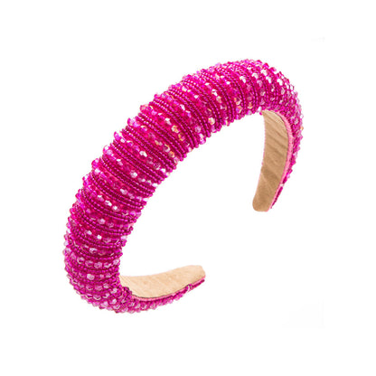 Handcrafted Beaded Headband Stylish Daily Hair Accessory