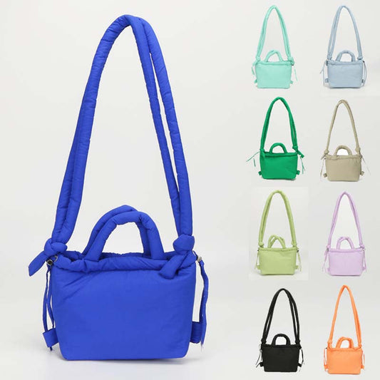 Lightweight Nylon Bucket Bag for Women