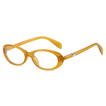 Trendy Oval Sunglasses with Rhinestones and Pearls