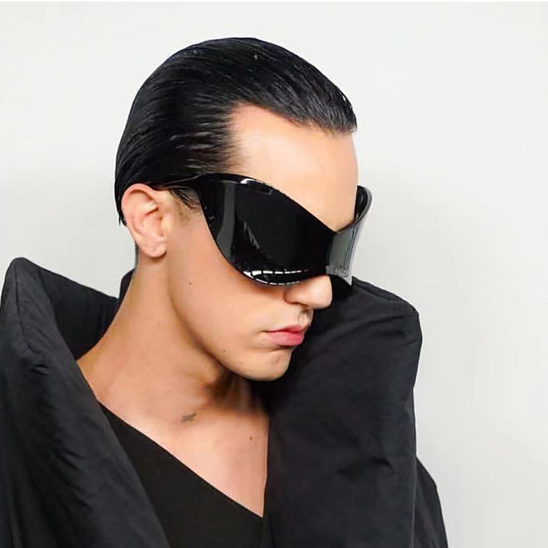 Futuristic Y2K Cat Eye Sunglasses Unframed UV400 Protection