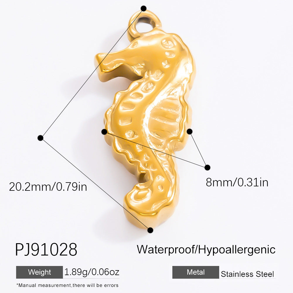Fashionable DIY Jewelry Pendant Necklace Stainless Steel 18K Gold Plated
