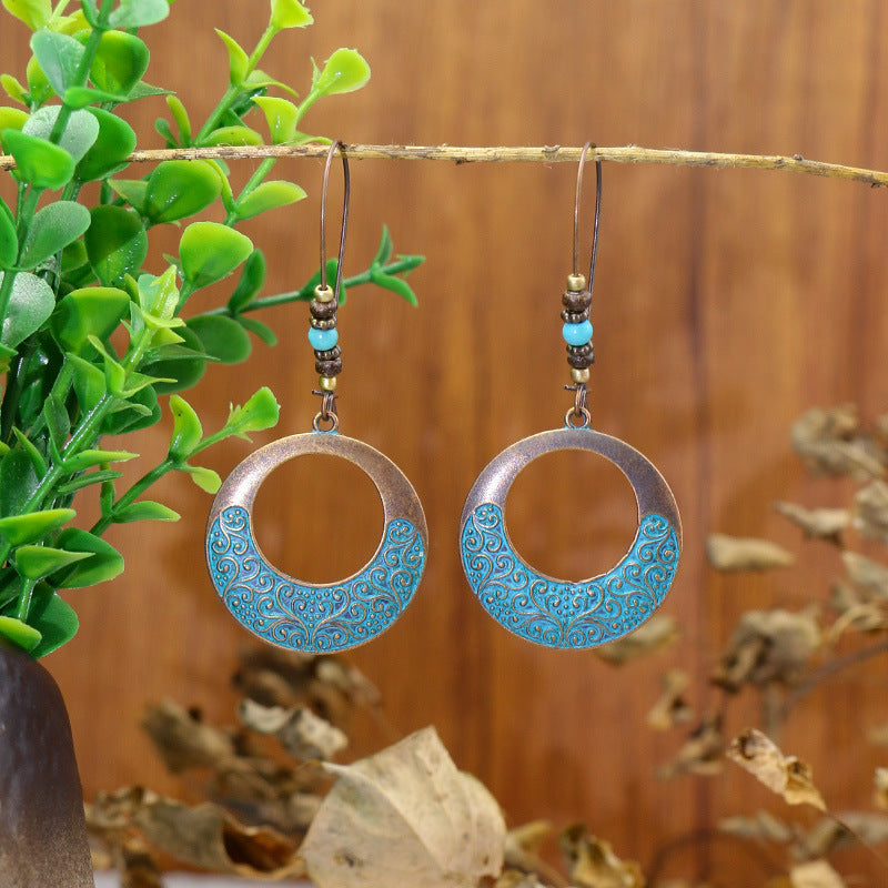 Bohemian Hippie Style Statement Dangle Earrings