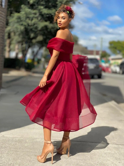 Sleeve Slim Dress Solid Color